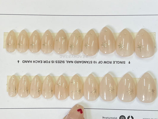 Starlit Press On Nails