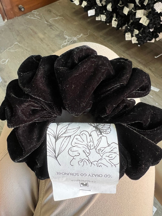 Black Velvet Scrunchie