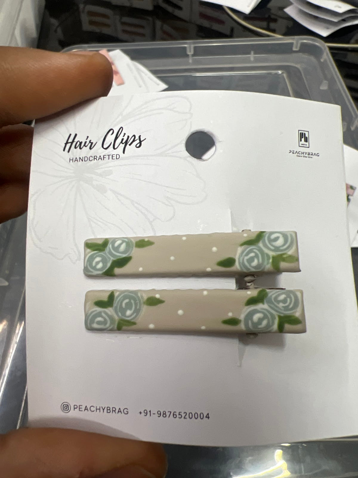 Sand Rose HairClip