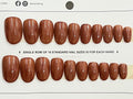 Cinnamon Touch Press On Nails