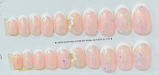Fairy Flora French Tips