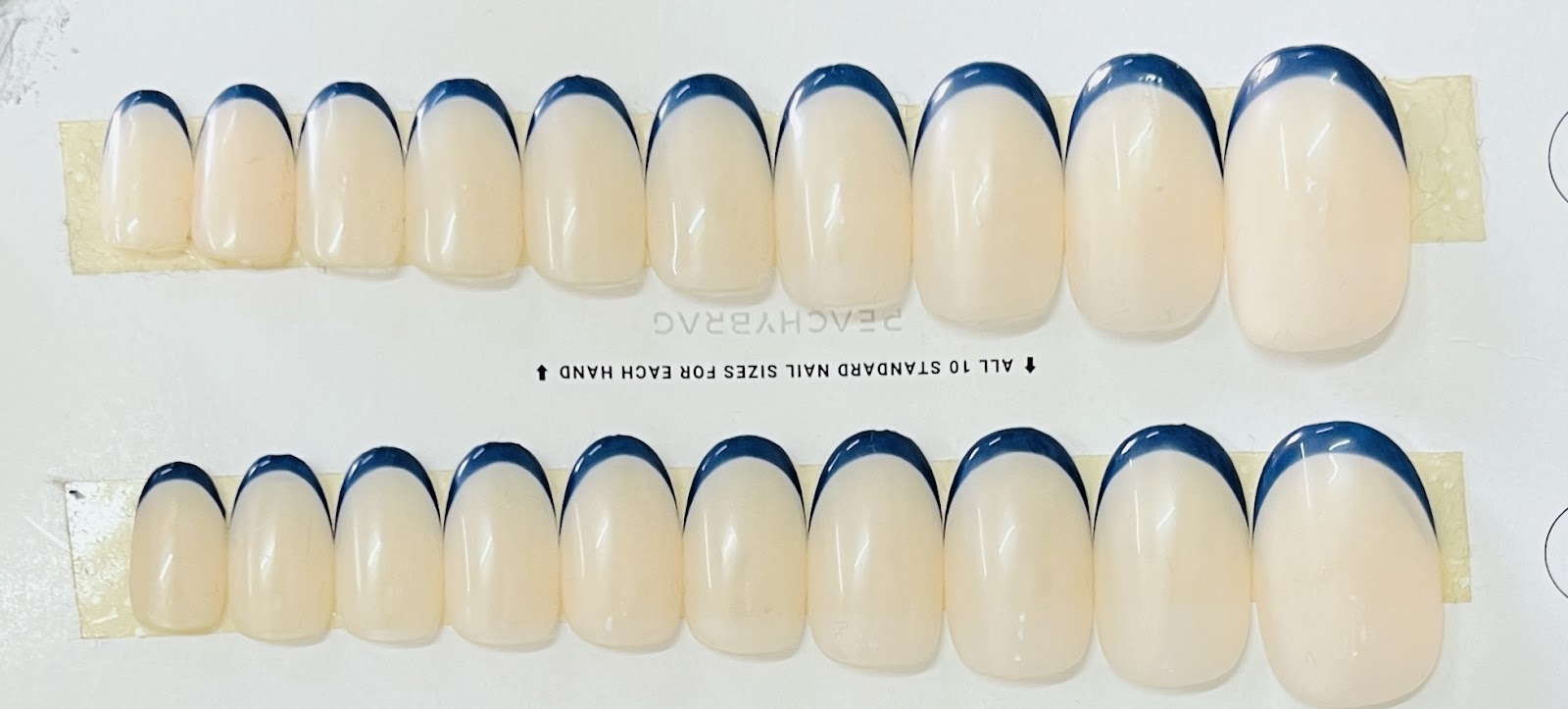 Creamy French BLUE Tips