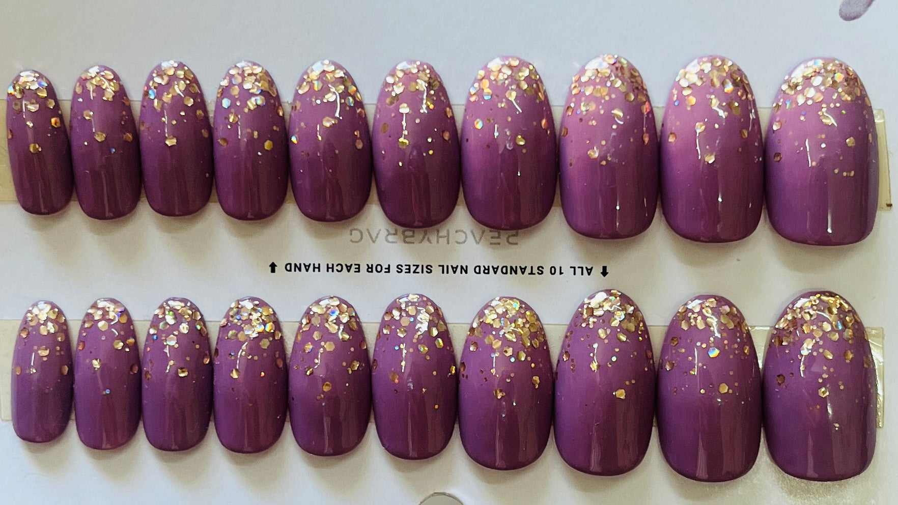 Sparkleland PURPLE Press Ons