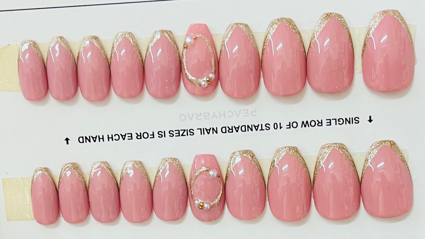 Champagne French Tips