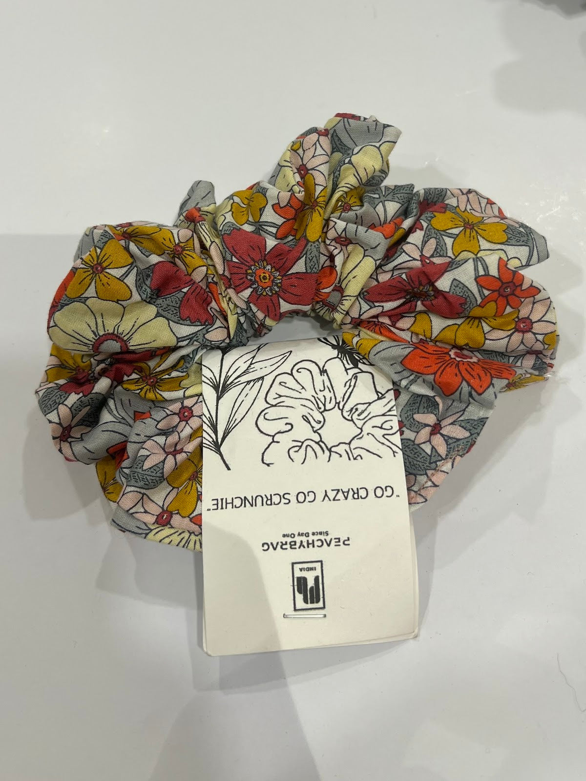 Flora Fall Scrunchie