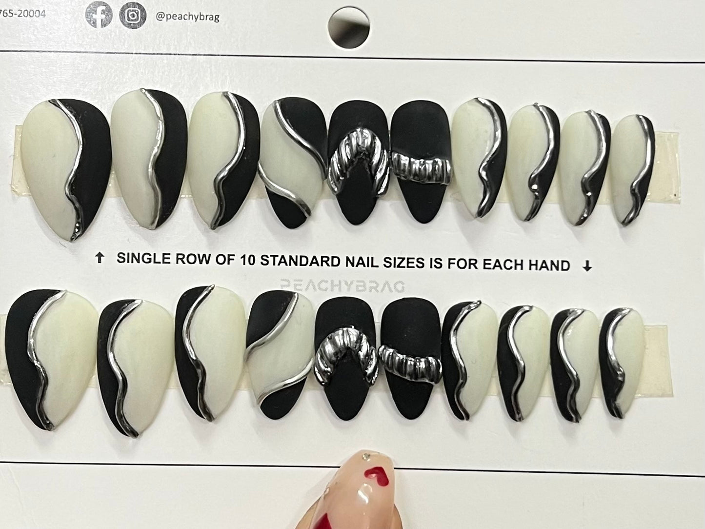 Venom Muse Stick On Nails
