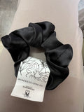 Black Satin Scrunchie
