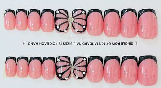Dusky Rose Fly French Tips