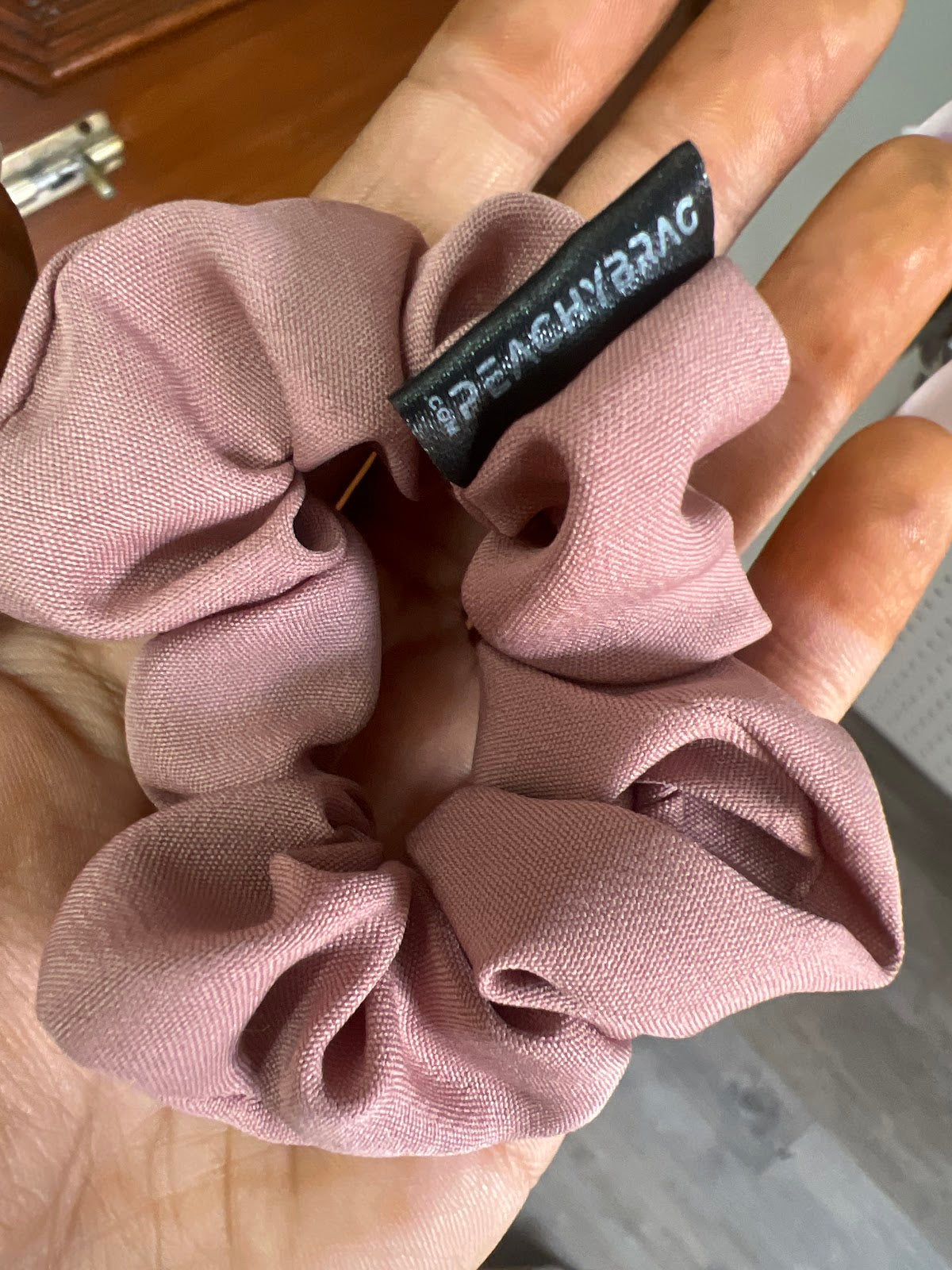 Dusty Rose Scrunchie