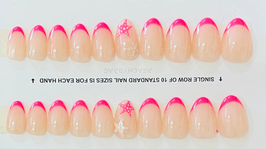 Starfish PINK French Tips