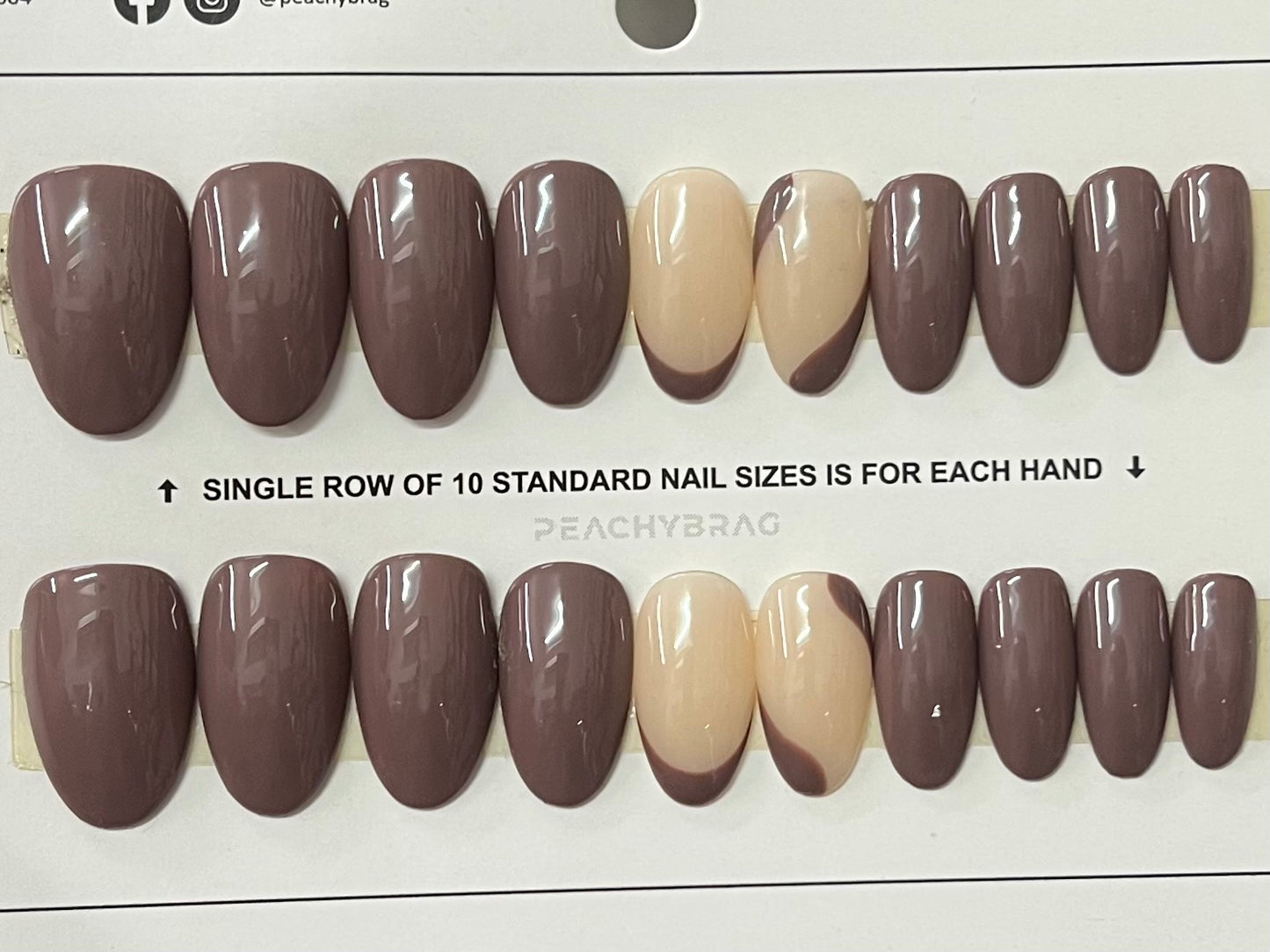 Choco Wave 4Designer Nails