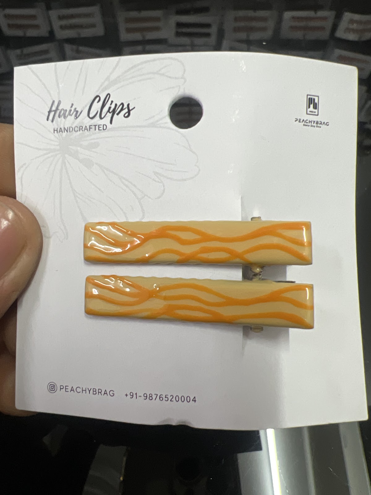 Twirl (Yellow) HairClip