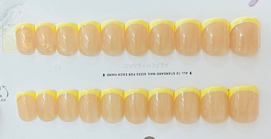 Classic French BUTTERYELLOW Tips (Foil)
